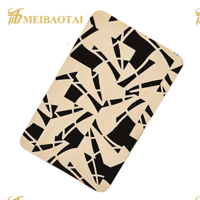 Bom preço Gravura a água-forte modela a placa de aço inoxidável do revestimento da cor da espessura das folhas 1.0mm on-line