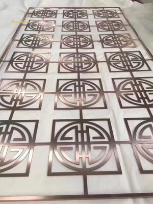 Bom preço Dimensões personalizáveis Lâmina de cabelo de espelho divisor de quarto de aço inoxidável grau 201 on-line