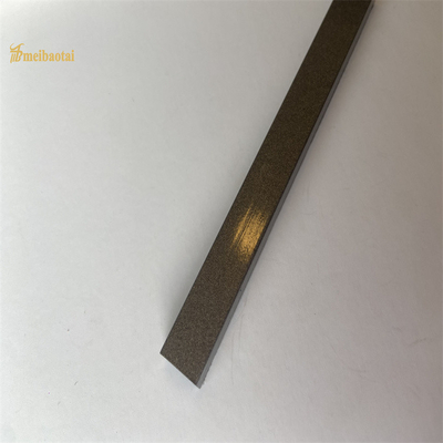U Slot Decorative Stainless Steel Tile Trim 201 304 Color HL Sandblast Finish