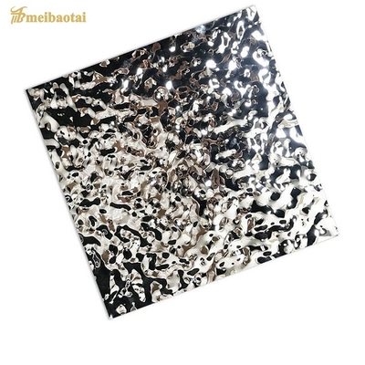 folha de aço inoxidável da ondinha da água de 1219*2438mm quatro pés de forma lisa