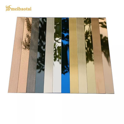 Bom preço guarnição de aço inoxidável da telha de 10mm para decoração de canto tiras lisas escovadas on-line