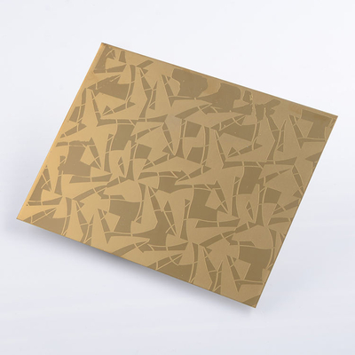 Elevador feito sob encomenda que grava a folha de aço inoxidável decorativa 1219x2438mm