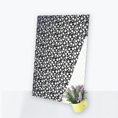 Folha de aço inoxidável gravada em espelho padrão DIN com 1500 mm de largura para aplicações decorativas