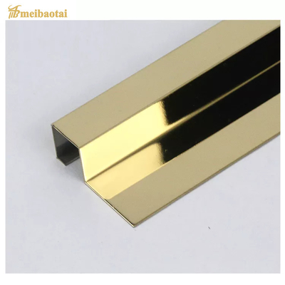Aço inoxidável 304 Corner Tile Trim 10FT