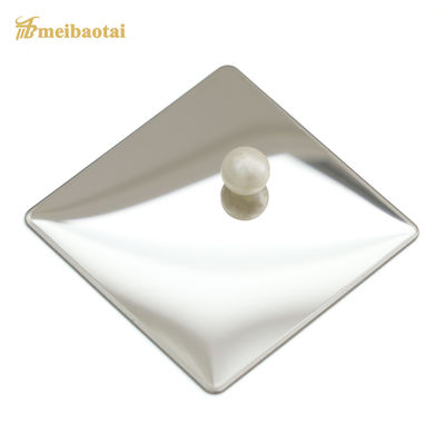 Espelho acabamento decorativo folha de aço inoxidável 4x8 tamanho 0.6mm espessura para elegante parede e teto decoração