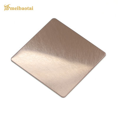 Bom preço Folha de metal decorativa de aço inoxidável de 5000 mm de comprimento, grau 304, técnica de vibração on-line