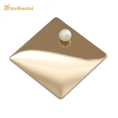 folha de aço inoxidável decorativa 201J1 j2 304 Rose Gold Blue Purple dourada da espessura de 1.2mm