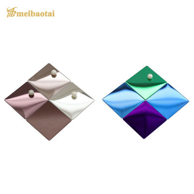 Espelho Finish Decorativo Chapa de aço inoxidável 4x8 Tamanho com 0,6 mm de espessura para decoração elegante