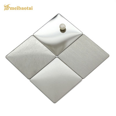 Bom preço 0.55mm espessura escovado 304 chapa de aço inoxidável tamanho de quatro pés para decoração de cozinha on-line