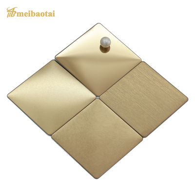 Bom preço Chapa de Aço Inoxidável Laminada a Frio Sustentável Dourada, Rosa e Verde com Quatro Pés para Aplicações Decorativas on-line