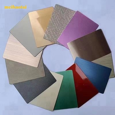 Bom preço Espelho acabamento decorativo folha de aço inoxidável 4x8 tamanho 0.6mm espessura para elegante parede e teto decoração on-line