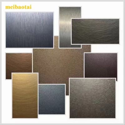 Chapa de Aço Inoxidável Laminada a Frio Grau 201 com Acabamento NO.4 para Aplicações Decorativas