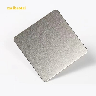 SS201J2 0,65MM prata de areia de aço inoxidável folha de cor placa de decoração