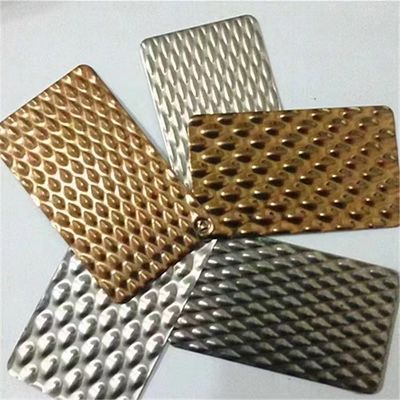 Bom preço Chapa de Parede 3D Estampada em Aço Inoxidável 304 com Superfície Espelhada e Padrão ASTM on-line