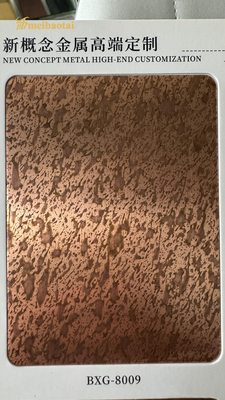 ss304 Antigüidade Gravação de cor em aço inoxidável Chapa de decoração