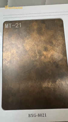 Bom preço 304 Bronce Antigo Decorativo Chapas de aço inoxidável Decoração de parede on-line