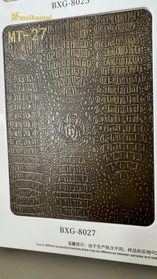 Bom preço Imitação de parede 3D Decoração de cobre antigo Chapas de aço inoxidável on-line