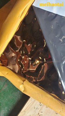 Bom preço Dimensão personalizada Folha de aço inoxidável de ondulação de água Espessura 0,65 mm on-line