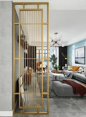 Bom preço Design personalizado divisor de quarto de aço inoxidável para decoração de parede e teto de fundo on-line