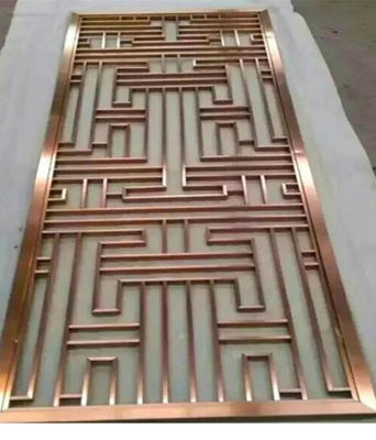 Bom preço Divisor de quarto de aço inoxidável para sala de estar decoração de hotel e bar design personalizado disponível para espaços internos e externos on-line