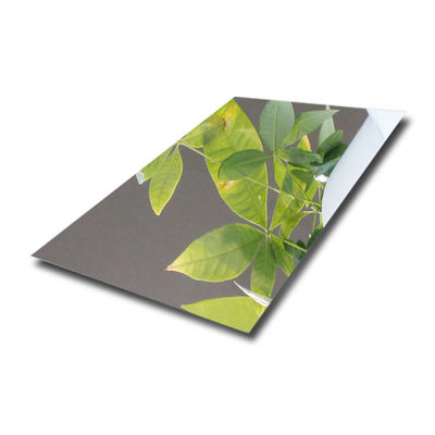 Bom preço Folha de aço inoxidável polida de espelho de prata 0,3-1,2 mm Espessura 304/201 Grau para aplicações decorativas on-line