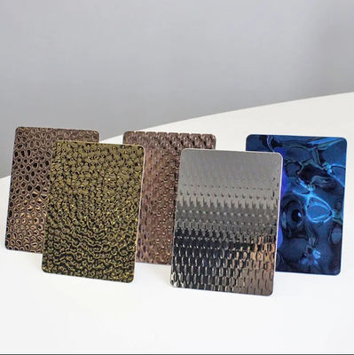 Bom preço Folha de aço inoxidável em relevo personalizável com alto teor de Cr/Ni de dureza on-line