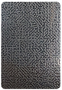 Ss304 Espelho em relevo folha de aço inoxidável decoração de parede