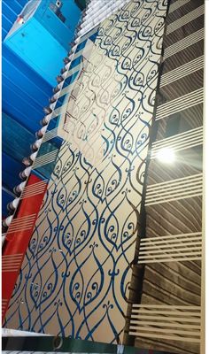 Bom preço Desenho personalizado padrão de porta de elevador chapa gravada de aço inoxidável on-line