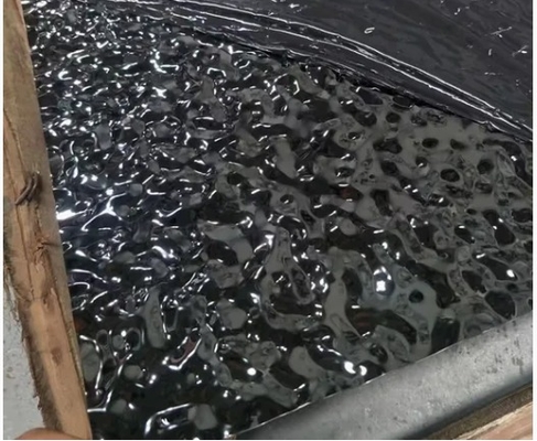 Revestimento de Cor PVD em Chapa de Aço Inoxidável com Efeito Ondulado para Veículos de Catering