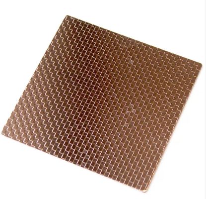 Folha de aço inoxidável em relevo com espessura de 0,85 mm para uso decorativo