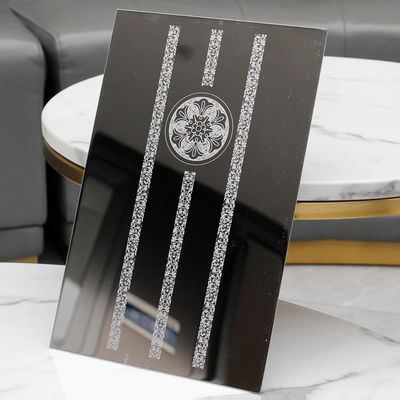 Bom preço Super Mirror Finish 304 Grade Gravated Sheet de aço inoxidável em 1219x3048mm Tamanho para aplicações decorativas on-line