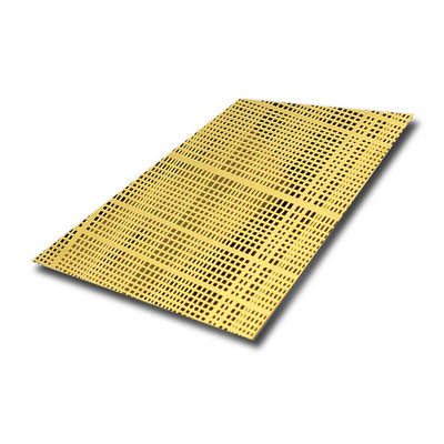 Bom preço Super Mirror Finish Gold PVD Gravated Sheet de aço inoxidável 1219x3048mm para aplicações decorativas on-line