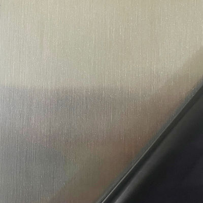 Bom preço Chapa de aço inoxidável com revestimento PVD colorido e acabamento escovado, espessura de 0,55 mm, dimensões 1219x2438 mm on-line