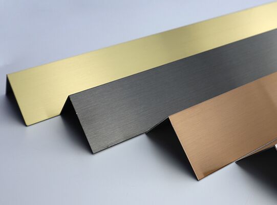 Espelho preto / linha de cabelo aço inoxidável L V azulejos decoração de parede