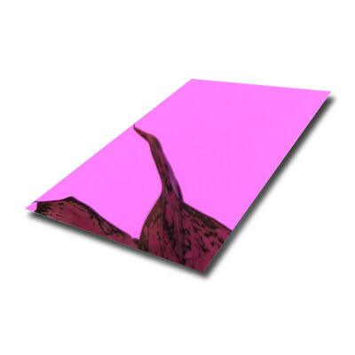 Bom preço Folha de aço inoxidável decorativa de espessura de 0,3-1,2 mm e tamanho de 1219*2438 mm on-line