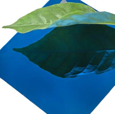 Bom preço Chapa de Aço Inoxidável Ss201 Cor Pvd Espelho Azul para Decoração on-line