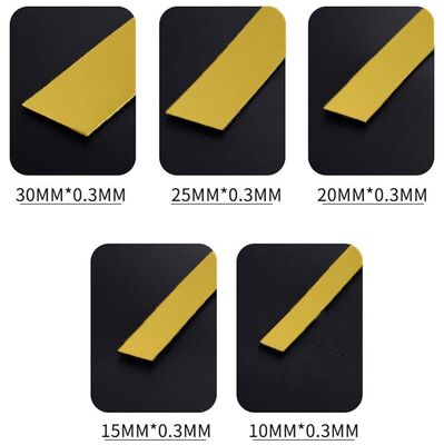 Bom preço Auto-aderente de ouro espelho de aço inoxidável de corte de fita, DIY decoração de parede on-line