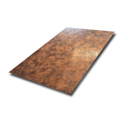 Bom preço Folha de aço inoxidável 304 com revestimento de ouro rosa e espessura de 0,65 mm para decoração de espaços comerciais on-line
