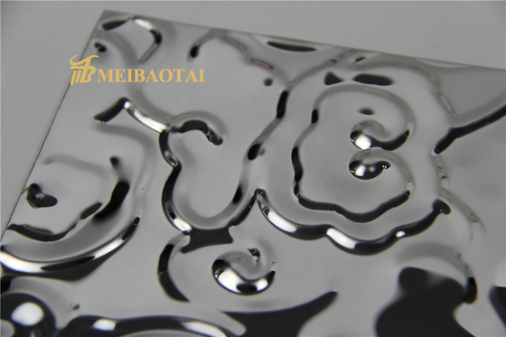 Comprimento de aço inoxidável decorativo da folha 3048mm do Black Mirror