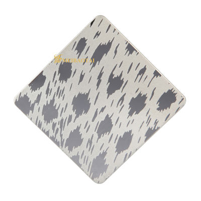 Bom preço 4*8FT gravou o padrão de aço inoxidável da borda AISI do moinho de folha on-line