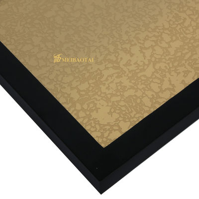 Bom preço Chapa de aço inoxidável gravada em espelho dourado de 3048 mm para decoração de armários de elevador on-line