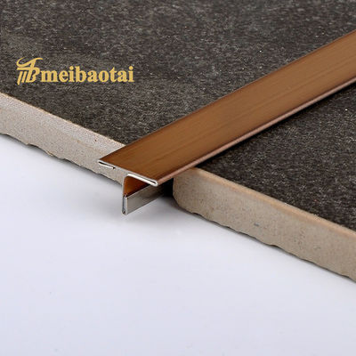 Bom preço Antigo cobre 10 mm de aço inoxidável telha de corte com acabamento de linha de cabelo para proteção de canto on-line