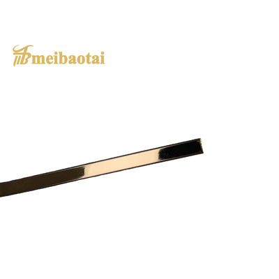 Bom preço A telha de aço inoxidável escovada de 8mm apara o padrão Rose Color Color do EN on-line