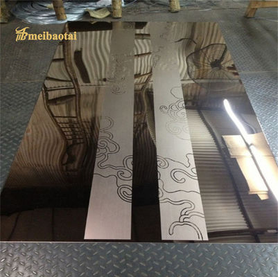 Bom preço Borda de aço inoxidável gravada da régua da espessura da folha 1.0mm-3.0mm do elevador on-line