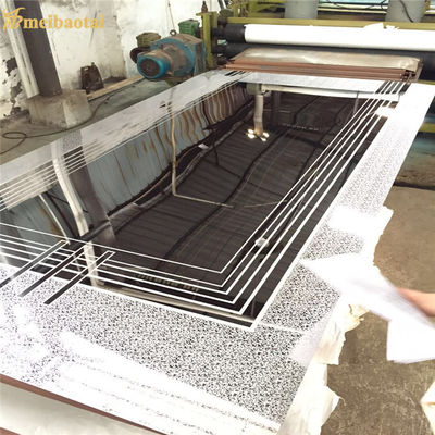 Bom preço A folha de aço inoxidável gravada espelho da porta do elevador personalizou testes padrões on-line