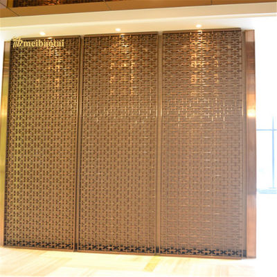 Bom preço Divisão de aço inoxidável divisor de quarto decoração de hotel on-line