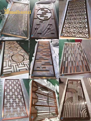 Bom preço SS201 304 Customize divisor de aço inoxidável parede de decoração on-line