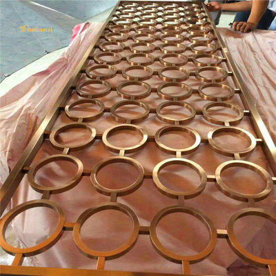 Bom preço 3048mm divisor de quarto de aço inoxidável, HRB100 telas metálicas decorativas ao ar livre on-line