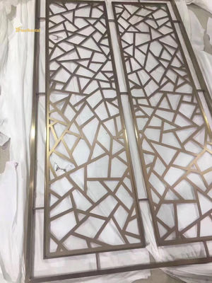 Bom preço Laser Cut 40mm espessura GB padrão divisor de quarto de aço inoxidável divisor de quarto de metal on-line