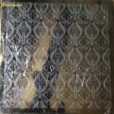 Bom preço Espessura de aço inoxidável gravada Black Mirror 0.3mm AISI da folha on-line